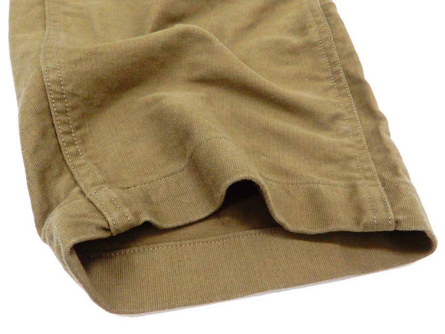 Pherrow's Men's Bib Overall U.S.Navy Deck Pants Military Style Overalls Pherrows 21W-PNOA1 Khaki