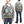 Load image into Gallery viewer, Pherrow&#39;s Button Front Cardigan Men&#39;s Shawl-Collar Wool Sweater Hand Knitted In Nepal Pherrows 22W-PNS-CARDIGAN Gray
