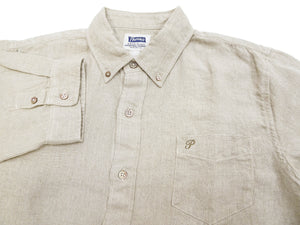 Pherrow's Men's Casual Plain 3/4 Sleeve Linen Shirt with a Button-Down –  RODEO-JAPAN Pine-Avenue Clothes shop