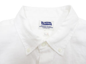 Pherrow's Men's Casual Plain 3/4 Sleeve Linen Shirt with a Button-Down Collar Pherrows 23S-P7BD1 Off-White