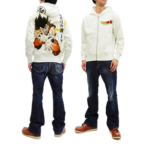 Dragon Ball Z Hoodie Son Goku kamehameha Men's Full Zip Hooded Sweatshirt 294012 White