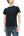 Pherrows 2-Pack T-shirts Men's Pack of two T-shirts Plain Solid Color Lightweight Short Sleeve Loopwheel Tee Pherrow's 2PACK-TEE Black