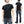 Pherrows 2-Pack T-shirts Men's Pack of two T-shirts Plain Solid Color Lightweight Short Sleeve Loopwheel Tee Pherrow's 2PACK-TEE Black
