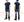 Pherrows 2-Pack T-shirts Men's Pack of two T-shirts Plain Solid Color Lightweight Short Sleeve Loopwheel Tee Pherrow's 2PACK-TEE Navy-Blue