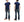 Pherrows 2-Pack T-shirts Men's Pack of two T-shirts Plain Solid Color Lightweight Short Sleeve Loopwheel Tee Pherrow's 2PACK-TEE Navy-Blue