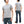 Pherrows 2-Pack T-shirts Men's Pack of two T-shirts Plain Solid Color Lightweight Short Sleeve Loopwheel Tee Pherrow's 2PACK-TEE Heather-Gray