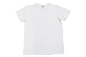 Pherrows 2-Pack T-shirts Men's Pack of two T-shirts Plain Solid Color Lightweight Short Sleeve Loopwheel Tee Pherrow's 2PACK-TEE White