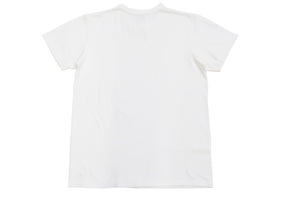 Pherrows 2-Pack T-shirts Men's Pack of two T-shirts Plain Solid Color Lightweight Short Sleeve Loopwheel Tee Pherrow's 2PACK-TEE White
