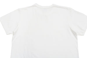 Pherrows 2-Pack T-shirts Men's Pack of two T-shirts Plain Solid Color Lightweight Short Sleeve Loopwheel Tee Pherrow's 2PACK-TEE White