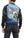 Japanesque Japanese Souvenir Jacket 3RSJ-003 Fujin Raijin Men's Sukajan Blue/Black