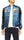 Japanesque Japanese Souvenir Jacket 3RSJ-003 Fujin Raijin Men's Sukajan Blue/Black