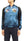 Japanesque Japanese Souvenir Jacket 3RSJ-003 Fujin Raijin Men's Sukajan Blue/Black
