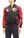Japanesque Japanese Souvenir Jacket 3RSJ-003 Fujin Raijin Men's Sukajan Black/Red