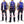Japanesque Men's Japanese Souvenir Jacket Goldfish Embroidered Sukajan 3RSJ-015 Blue/Beige