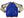 Japanesque Men's Japanese Souvenir Jacket Goldfish Embroidered Sukajan 3RSJ-015 Blue/Beige