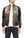 Japanesque Japanese Souvenir Jacket 3RSJ-015 goldfish Men's Sukajan Charcoal-Gray/Black
