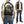 Japanesque Sukajan Men's Japanese Souvenir Jacket Fujin Embroidery 3RSJ-020 Black