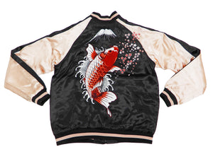 Japanesque Men's Japanese Souvenir Jacket Goldfish Embroidery Sukajan –  RODEO-JAPAN Pine-Avenue Clothes shop