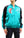 Japanesque Men's Japanese Souvenir Jacket koi fish Embroidered Sukajan 3RSJ-022 Blue-Green/Black