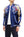Japanesque Men's Japanese Souvenir Jacket Dragon Sukajan 3RSJ-024 Navy-Blue/Beige
