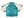 Japanesque Men's Japanese Souvenir Jacket Dragon Embroidered Sukajan 3RSJ-024 Blue-Green/Off