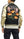 Japanesque Script Japanese Souvenir Jacket 3RSJ-031 Goldfish Men's Sukajan Black/Gold