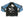 Japanesque Script Japanese Souvenir Jacket 3RSJ-032 Crane with Moon Men's Sukajan Black/Blue