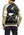 Japanesque Script Japanese Souvenir Jacket 3RSJ-036 Penguin Men's Sukajan Black/Gold