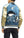 Japanesque Script Japanese Souvenir Jacket 3RSJ-036 Penguin Men's Sukajan Blue/Gold