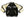 Japanesque Men's Japanese Souvenir Jacket Whale Breach Sukajan 3RSJ-041 Black/Beige
