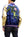 Japanesque Men's Japanese Souvenir Jacket Tree Frog Sukajan 3RSJ-043 Navy-Blue/Beige