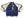 Japanesque Men's Japanese Souvenir Jacket Tree Frog Sukajan 3RSJ-043 Navy-Blue/Beige