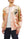 Japanesque Men's Japanese Souvenir Jacket Goldfish Sukajan 3RSJ-044 Pink/Beige
