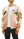 Japanesque Mens Japanese Souvenir Jacket Goldfish Bowl Sukajan 3RSJ-045 Pink/Beige
