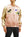 Japanesque Mens Japanese Souvenir Jacket Goldfish Bowl Sukajan 3RSJ-045 Pink/Beige