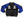 Japanesque Men's Japanese Souvenir Jacket Koi Fish Sukajan 3RSJ-047 Black/Navy-Blue