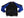 Japanesque Men's Japanese Souvenir Jacket Koi Fish Sukajan 3RSJ-047 Black/Navy-Blue