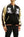 Japanesque Men's Japanese Souvenir Jacket Koi Fish Sukajan 3RSJ-047 Black/Beige