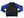 Japanesque Men's Japanese Souvenir Jacket Manta Ray Sukajan 3RSJ-048 BlacK/Navy-Blue