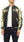 Japanesque Script Japanese Souvenir Jacket 3RSJ-501 Map Dragon Men's Sukajan Black/Beige
