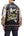 Japanesque Men's Japanese Souvenir Jacket Japan Map x Tiger Sukajan 3RSJ-552 Black/Purple