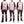 Japanesque Men's Japanese Souvenir Jacket Goldfish Embroidery Sukajan 3RSJ-702 Pink/Black