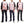 Japanesque Men's Japanese Souvenir Jacket Goldfish Embroidery Sukajan 3RSJ-702 Pink/Black