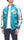 Japanesque Sukajan Jacket Men's Japanese Souvenir Jacket Japanese Crane 3RSJ-752 Blue-Green/Off