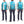 Japanesque Sukajan Jacket Men's Japanese Souvenir Jacket Japanese Crane 3RSJ-752 Blue-Green/Off