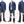 Load image into Gallery viewer, Studio D&#39;artisan Shirt Jacket Men&#39;s Snap Front Plaid Flannel Shirt-Jac Shacket 4555 Indigo TASOGARE
