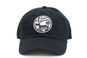 Reyn Spooner Cap Men's Classic Cotton Twill Hat with Embroidered Patch A000150221 502-A0001 Black