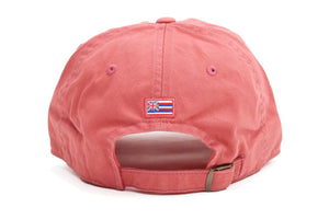 Reyn Spooner Cap THE MAUKA HAT Men's Classic Cotton Twill Hat with Embroidered Patch A000150221 502-A0001 Red