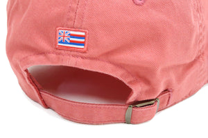 Reyn Spooner Cap THE MAUKA HAT Men's Classic Cotton Twill Hat with Embroidered Patch A000150221 502-A0001 Red