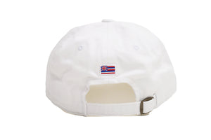 Reyn Spooner Cap THE MAUKA HAT Men's Classic Cotton Twill Hat with Embroidered Patch A000150221 502-A0001 White